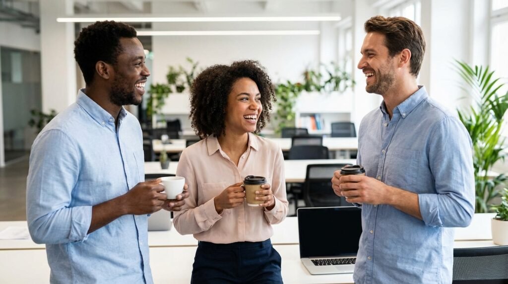 Profesionales en oficina