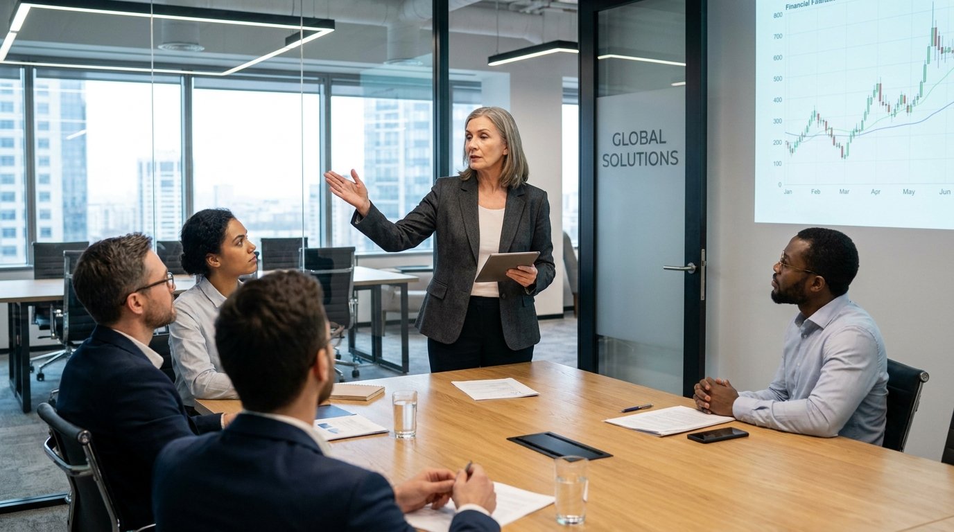 Profesionales en oficina