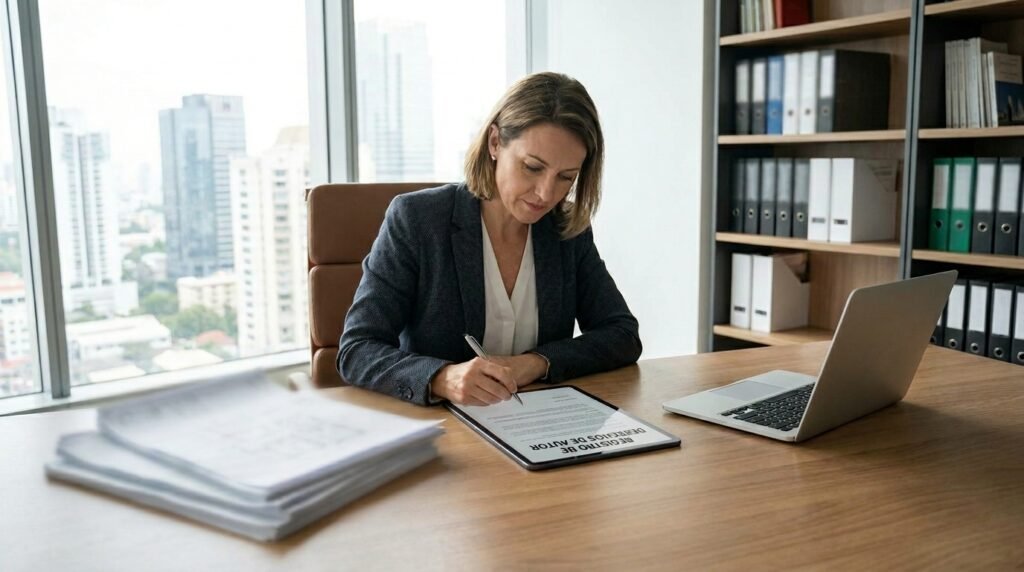 Profesional en oficina